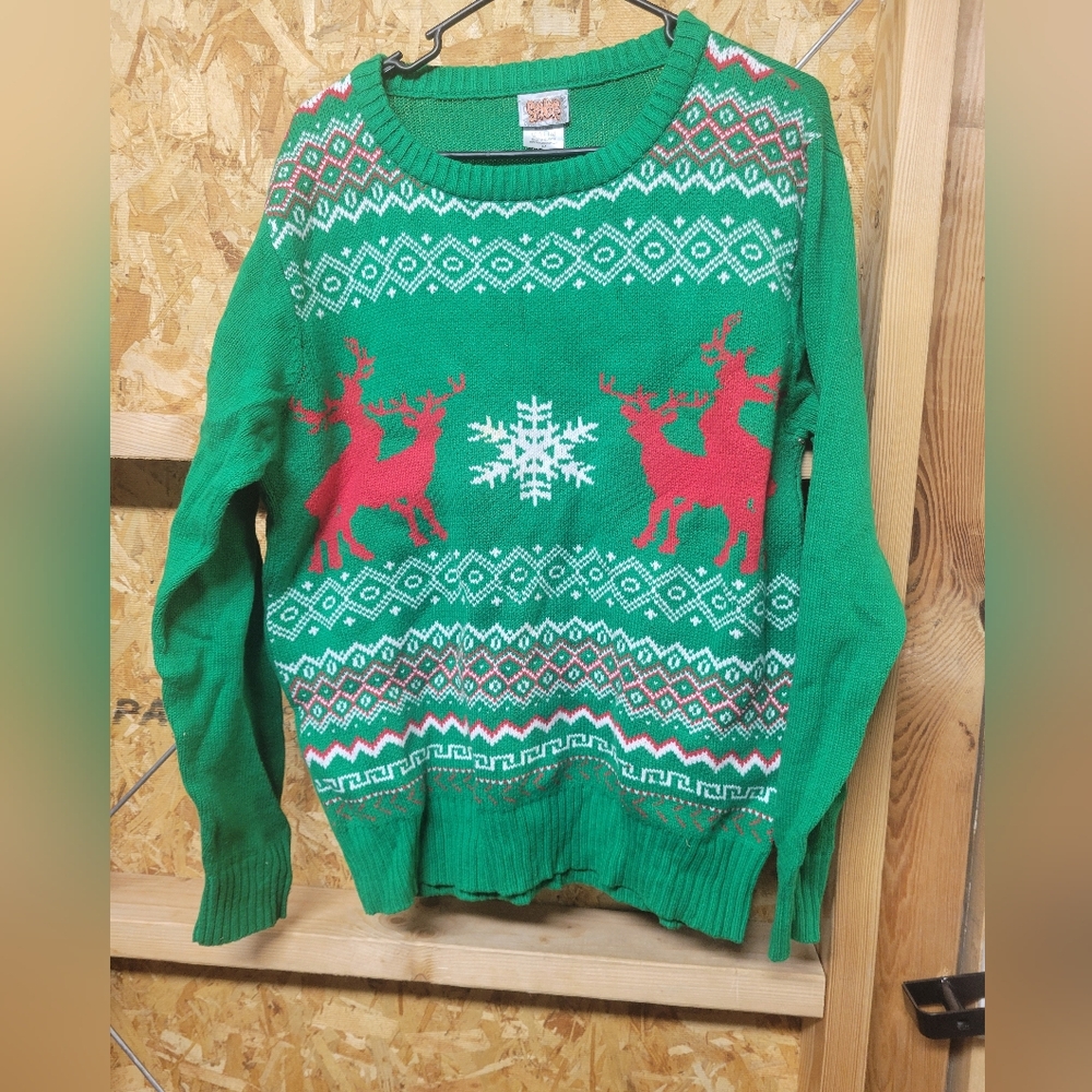Spencer Humping Reindeer Christmas Sweater Mens Size Medium‎